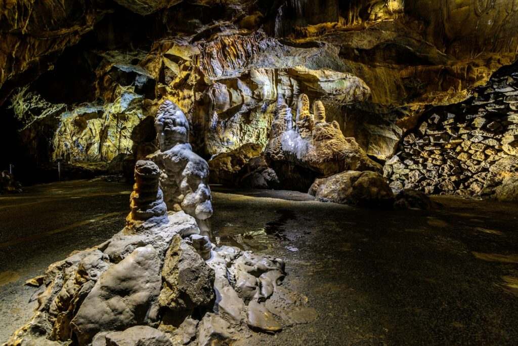 Der Moench in der Baumannshöhle