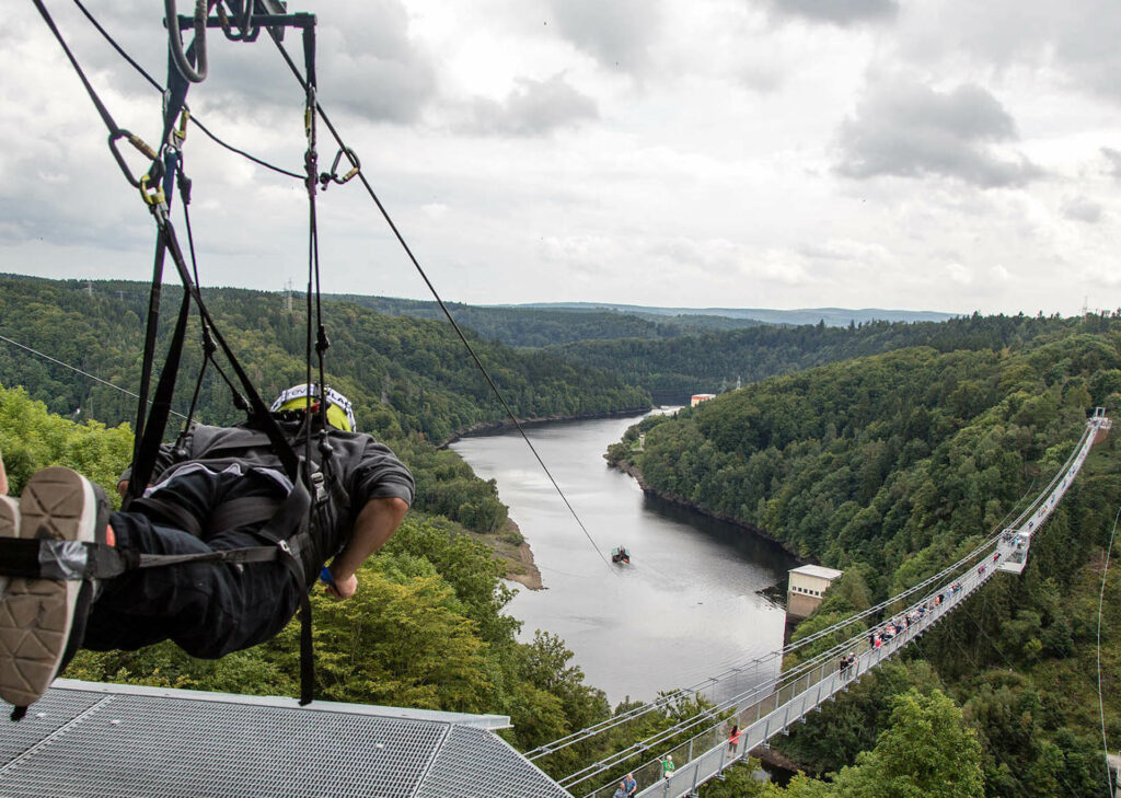 Harzdrenalin Abflug Megazipline