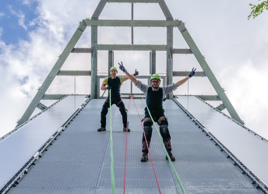 Harzdrenalin Wallrunning neue Anlage