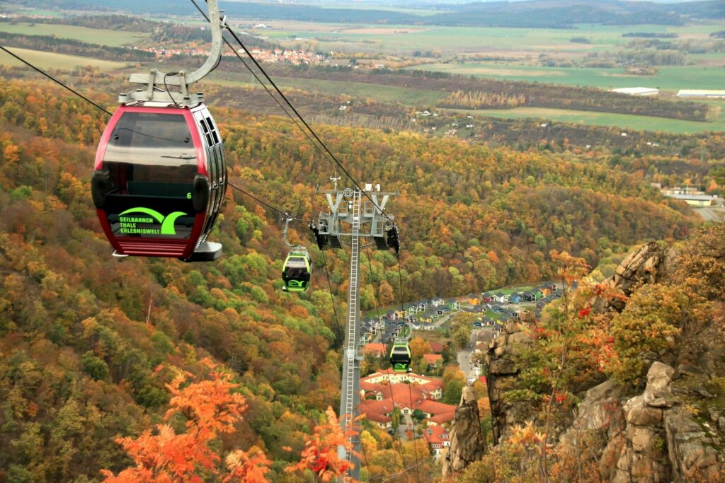 Kabinenbahn Seilbahn Erlebniswelt Thale