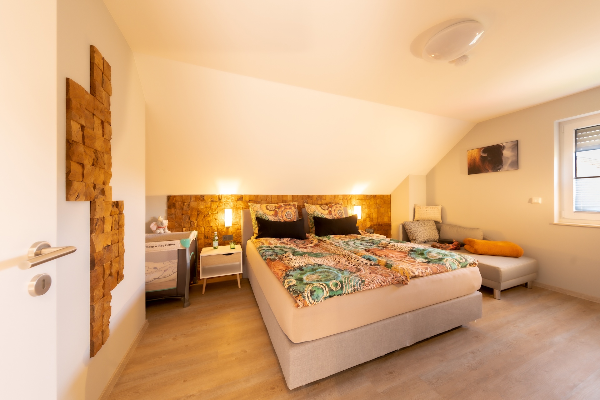 Beispielfoto Schlafzimmer Ferienhäuser Hasselfelde