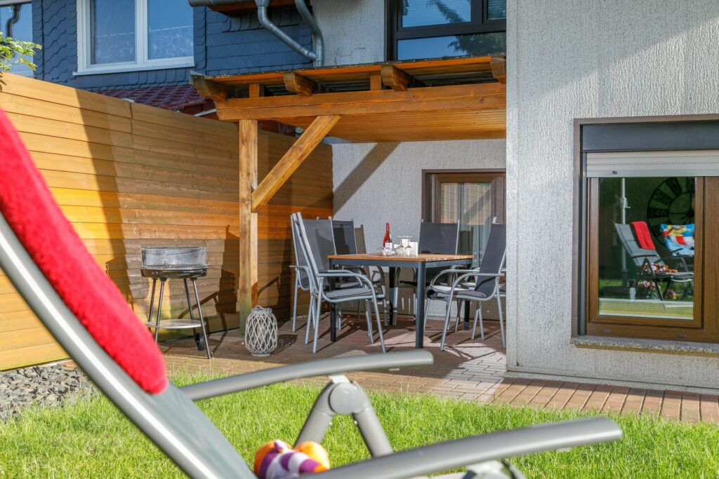 Ferienhaus Andrea - Überdachte Terrasse